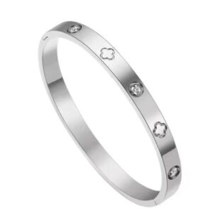 Stainless steel bracelets.