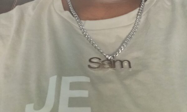 Cuban Customised Pendant Necklace – Bold & Personalised - Image 3